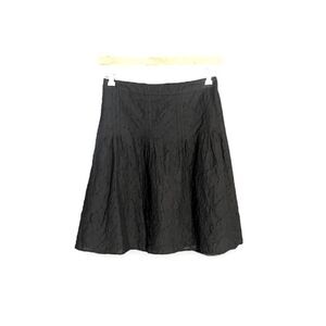 AUTOGRAPH | 100% Cotton Black Eyelet Lace Flare Skirt (4)